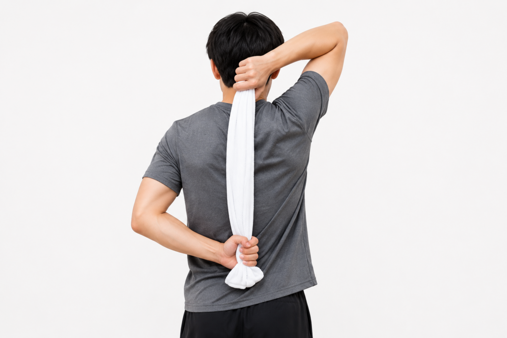 四十肩を改善するストレッチ