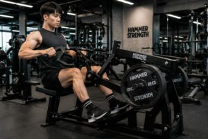 チェストプレスのやり方｜シート高で変わる効き方と重量設定の基準